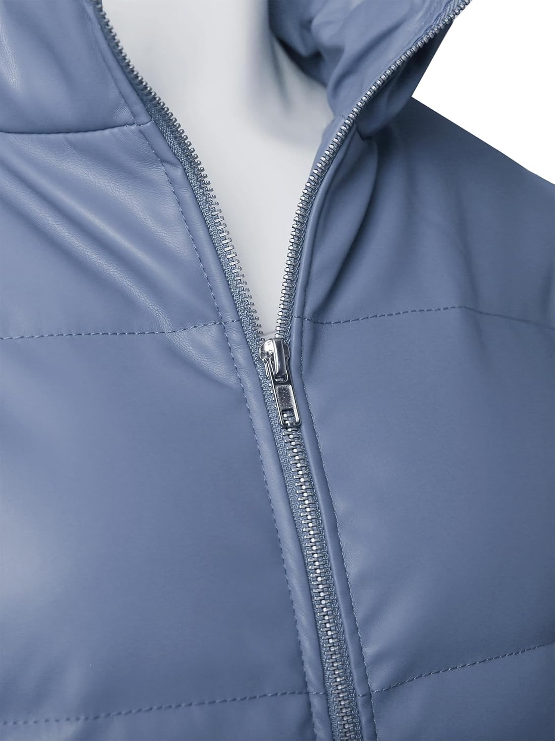 Quilted Puffer Jacket - Women's Lightweight Winter Coat