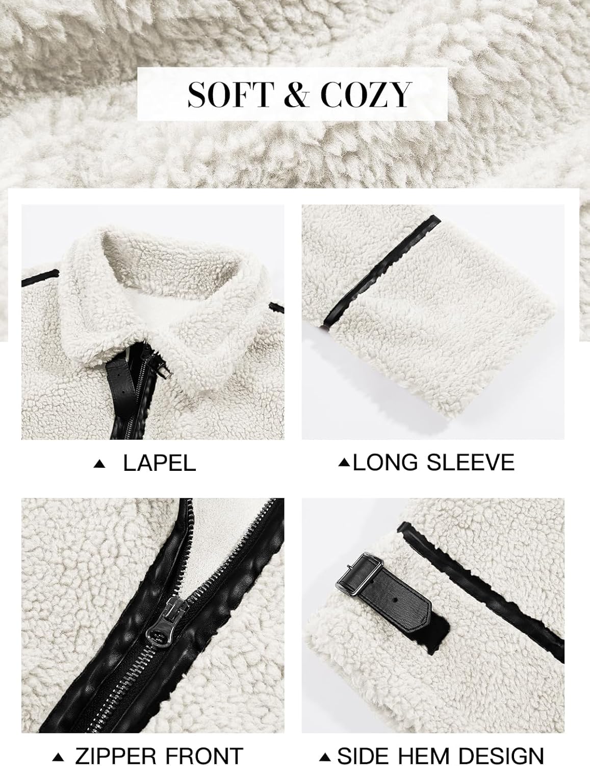 Faux Fur Sherpa Jacket