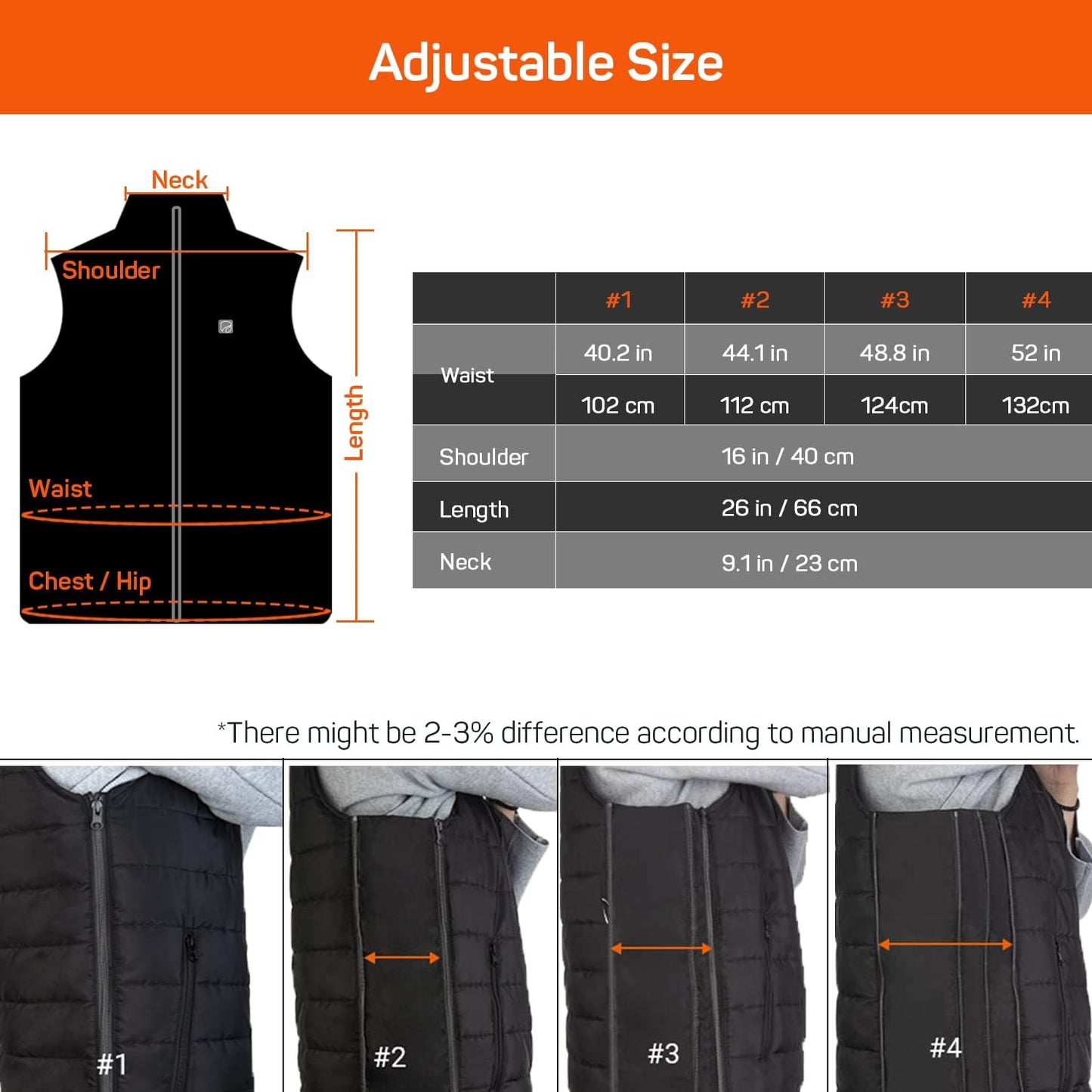 Heated Hooded Vest