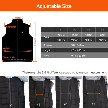 Heated Hooded Vest