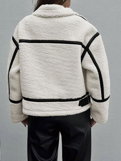 Faux Fur Sherpa Jacket