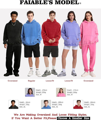 Vintage-Inspired Oversized Streetwear Hoodie