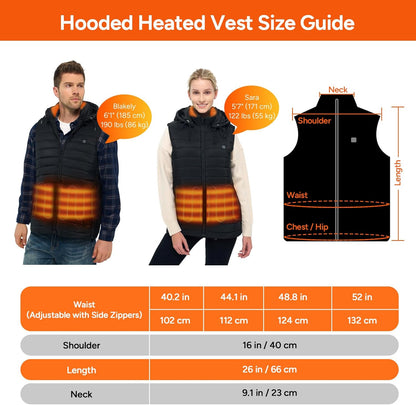 Heated Hooded Vest