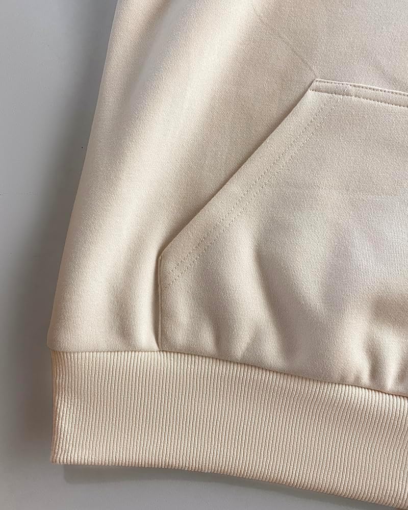 Oversized Half Zipper Sweatshirt