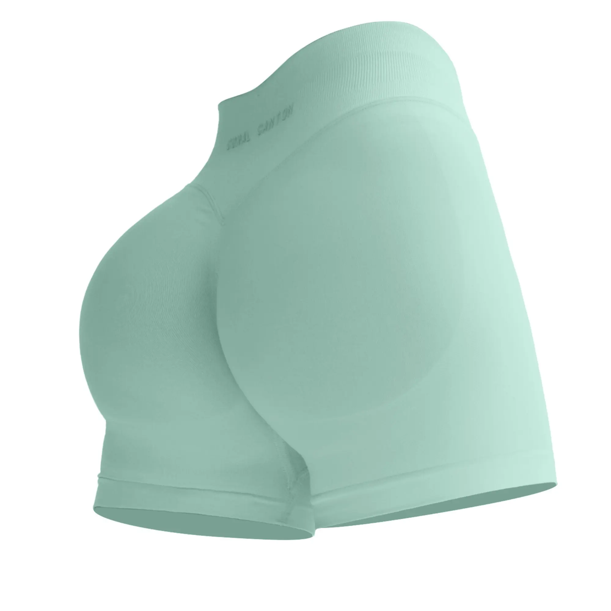 Coral Canton Impact Shorts High Waistband Butt Lifting