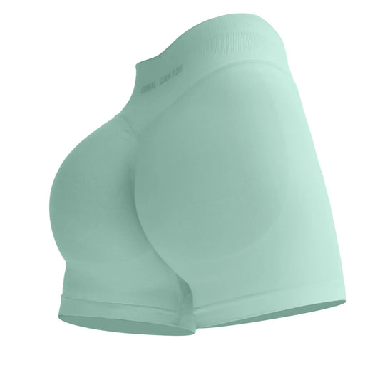 Coral Canton Impact Shorts High Waistband Butt Lifting