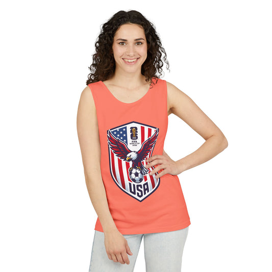 USA Soccer Eagle Tank Top – Patriotic American Soccer Fan Jersey