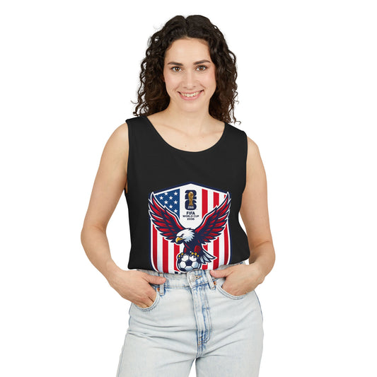 USA Soccer Eagle Tank Top – Patriotic American Soccer Fan Jersey
