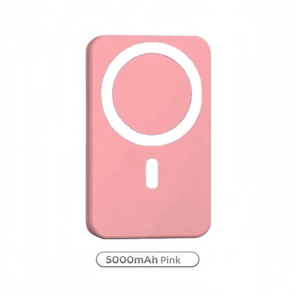 5000Mah Magnetic Power Bank Magsafe Wireless Fast Charger for Iphone 12–17 Pro/Pro Max, Compact Portable Battery Pack