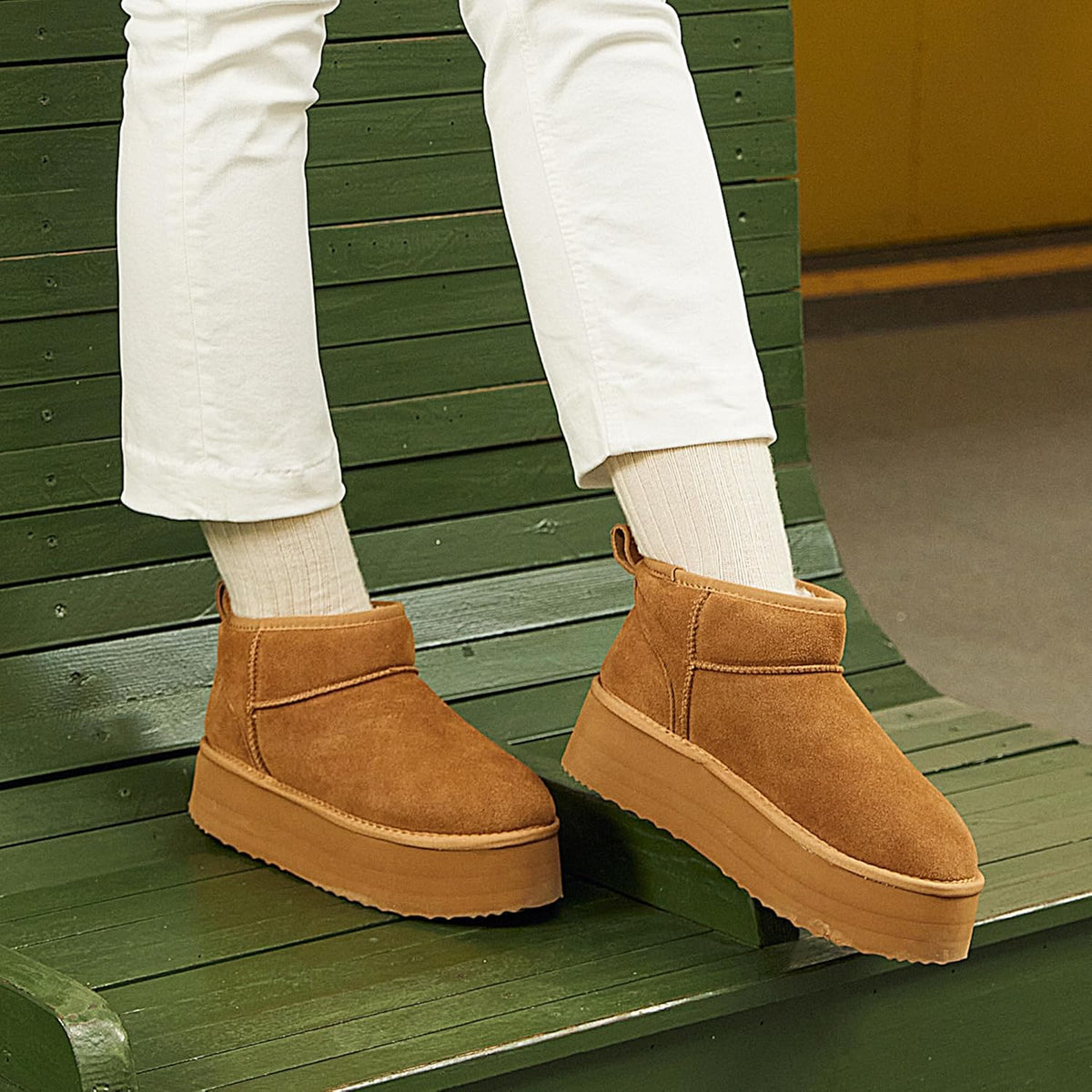 Emily | Stylish Comfortable Platform Mini Boots 11
