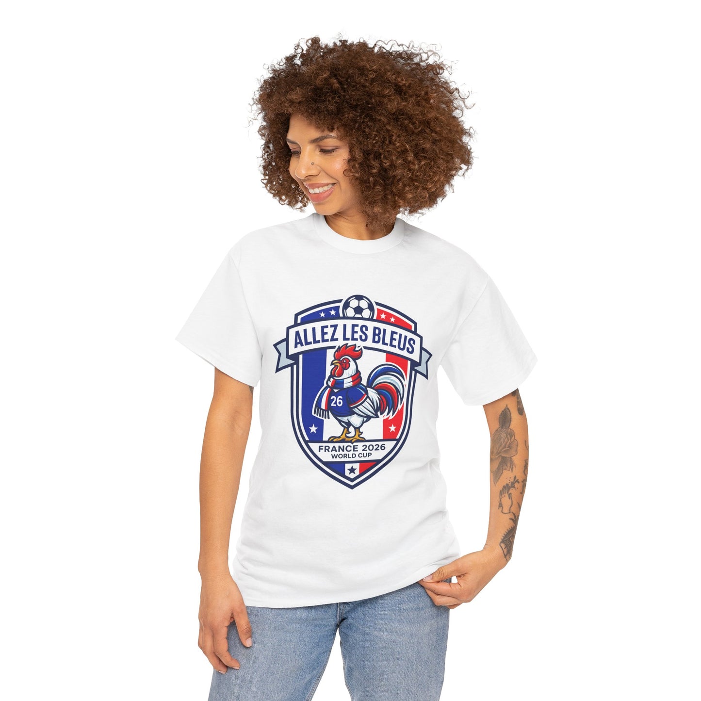 Allez Les Bleus France 2026 Soccer Crest T‑Shirt