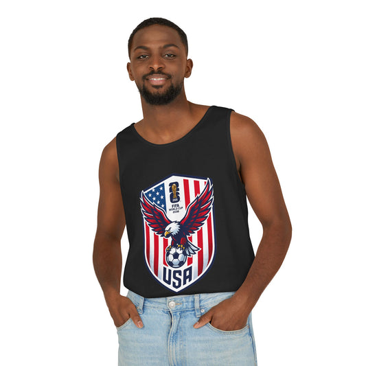 USA Soccer Eagle Tank Top – Patriotic American Soccer Fan Jersey