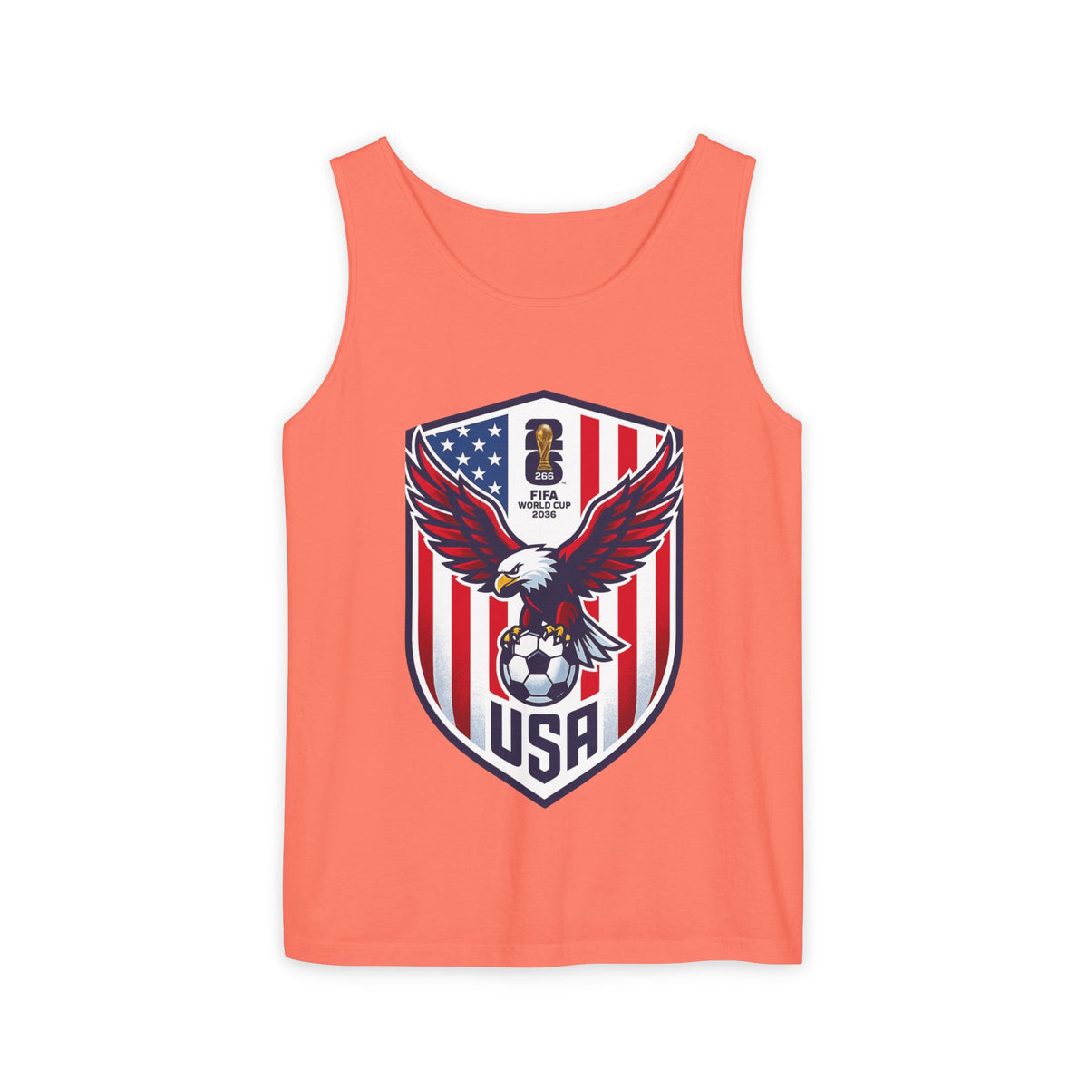 USA Soccer Eagle Tank Top – Patriotic American Soccer Fan Jersey