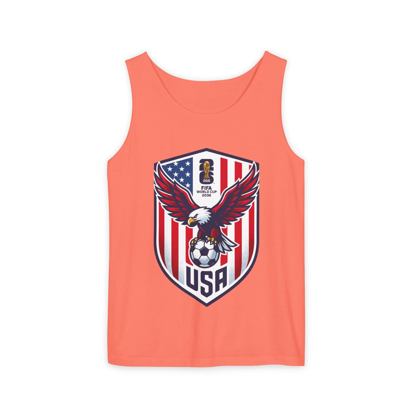 USA Soccer Eagle Tank Top – Patriotic American Soccer Fan Jersey