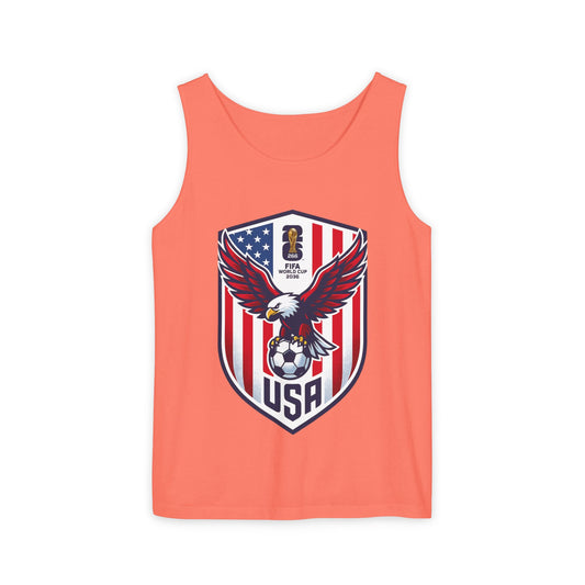 USA Soccer Eagle Tank Top – Patriotic American Soccer Fan Jersey