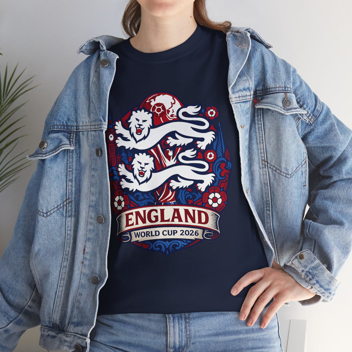England World Cup 2020 Soccer T-Shirt — Three Lions Football Tee