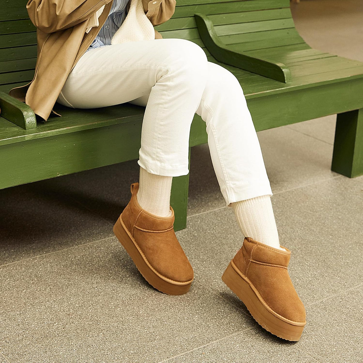 Emily | Stylish Comfortable Platform Mini Boots 10