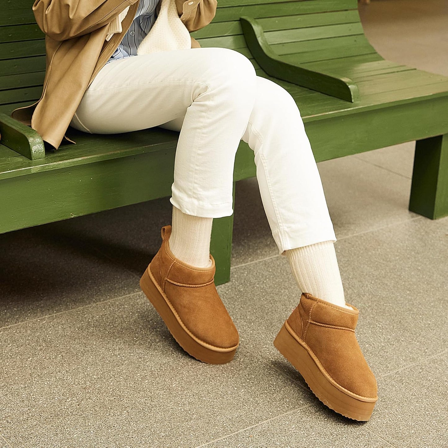 Emily | Stylish Comfortable Platform Mini Boots 10