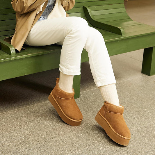 Emily | Stylish Comfortable Platform Mini Boots 10