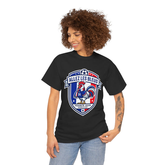 Allez Les Bleus France 2026 Soccer Crest T‑Shirt