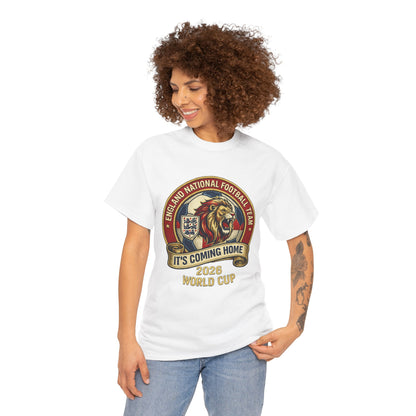 England Football 'It's Coming Home' 2026 World Cup T-Shirt