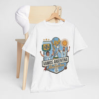 Argentina Soccer T-Shirt – "Vamos Argentina Muchachos" World Cup Fans Tee