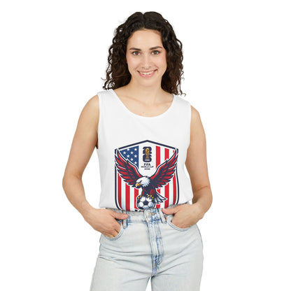 USA Soccer Eagle Tank Top – Patriotic American Soccer Fan Jersey