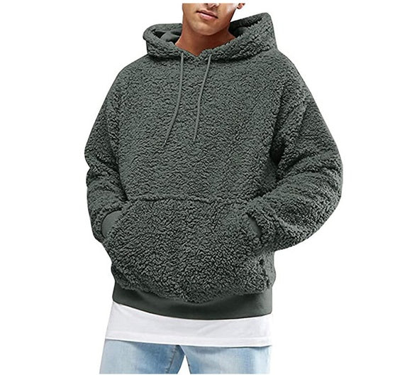 Oversized Fleece Sleeveless Hoodie