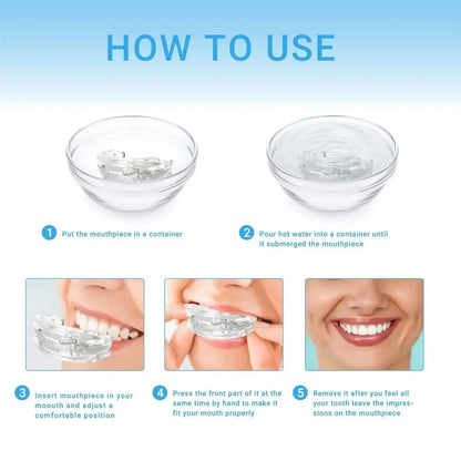Adjustable Mouthpiece  Anti-Snoring Mouth Guard Night Time Teeth Mouthguard & Sleeping Bite Guard for Bruxism and Stop Snoring 5