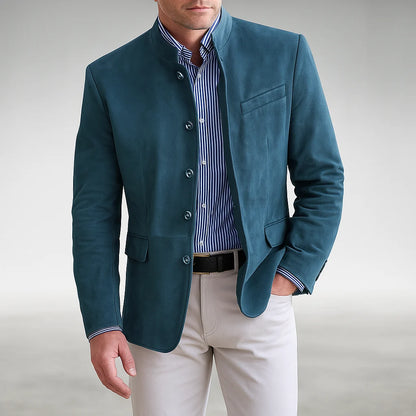 Aero Men's Cardigan | Tailored Fit, Textured Fabric, Deep Pockets 3