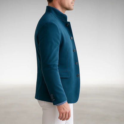 Aero Men's Cardigan | Tailored Fit, Textured Fabric, Deep Pockets 6