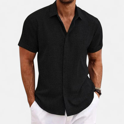 Alex | Linen Short Sleeve Shirt 1