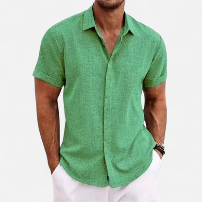 Alex | Linen Short Sleeve Shirt 3