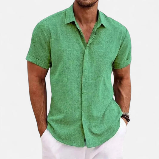 Alex | Linen Short Sleeve Shirt 3