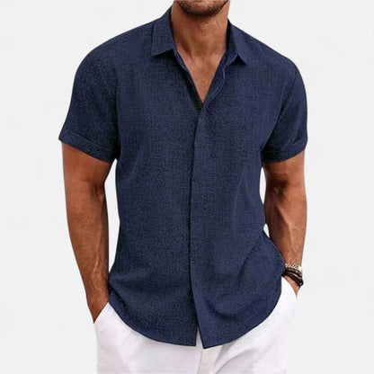 Alex | Linen Short Sleeve Shirt 4