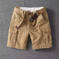 Alfonso | Relaxed Fit Cargo Shorts with Belt 0