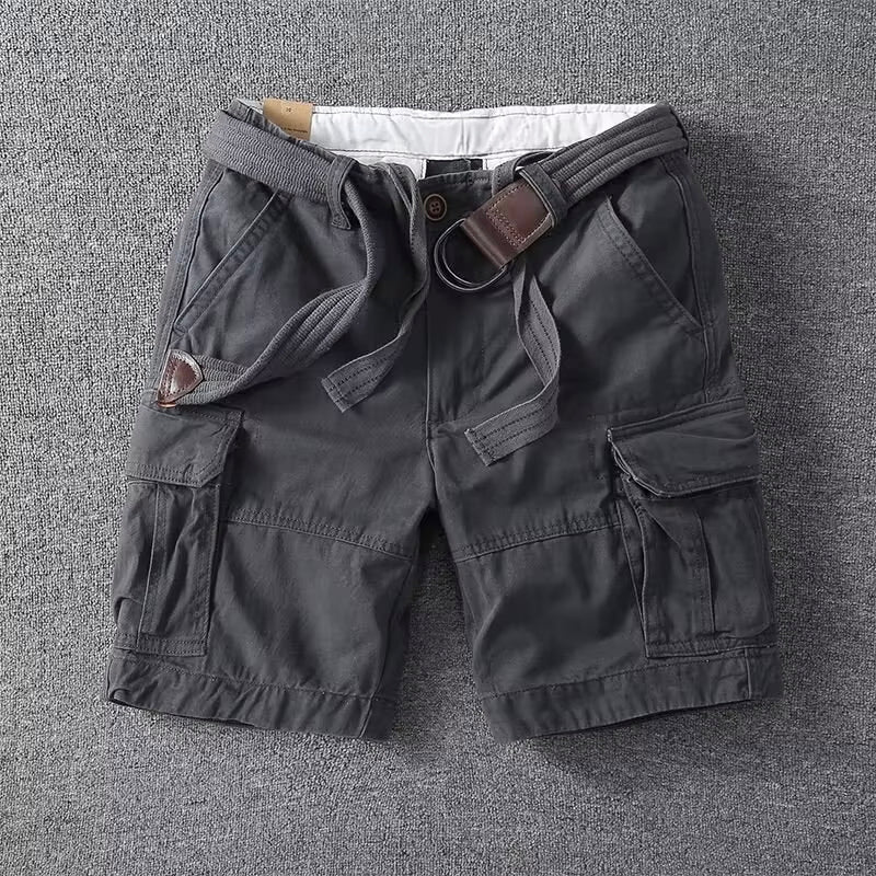 Alfonso | Relaxed Fit Cargo Shorts with Belt 3