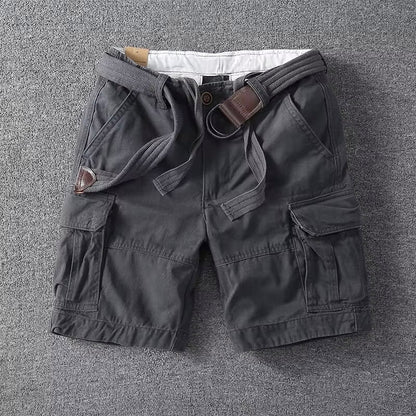 Alfonso | Relaxed Fit Cargo Shorts with Belt 3