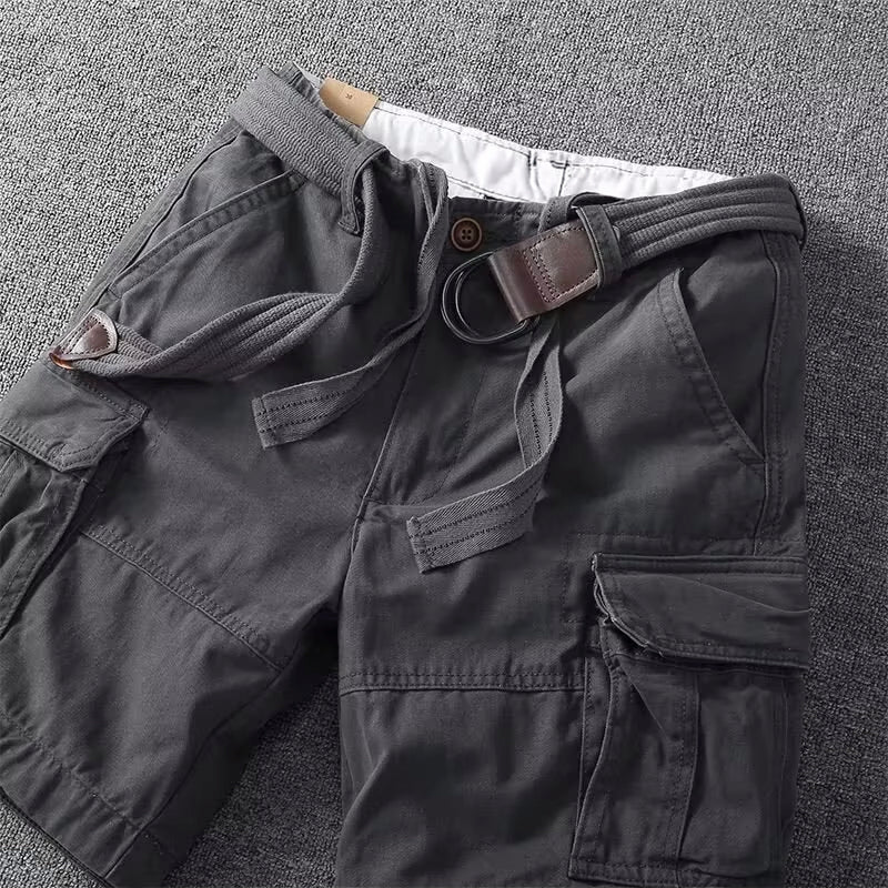 Alfonso | Relaxed Fit Cargo Shorts with Belt 5