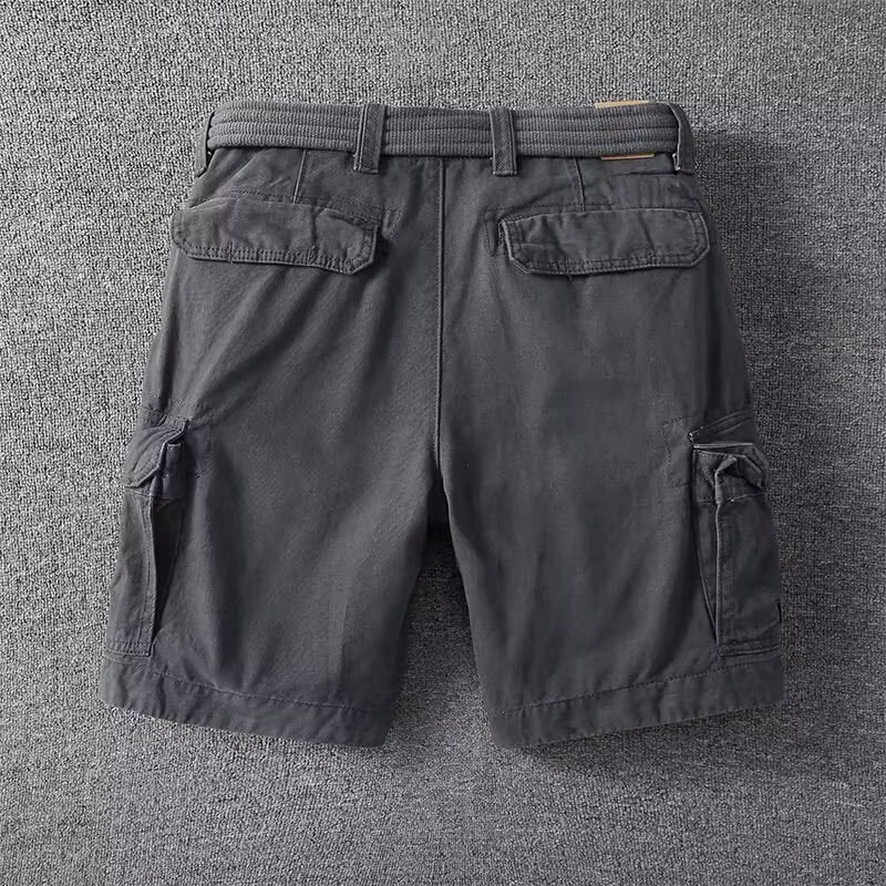 Alfonso | Relaxed Fit Cargo Shorts with Belt 6