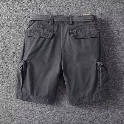 Alfonso | Relaxed Fit Cargo Shorts with Belt 6