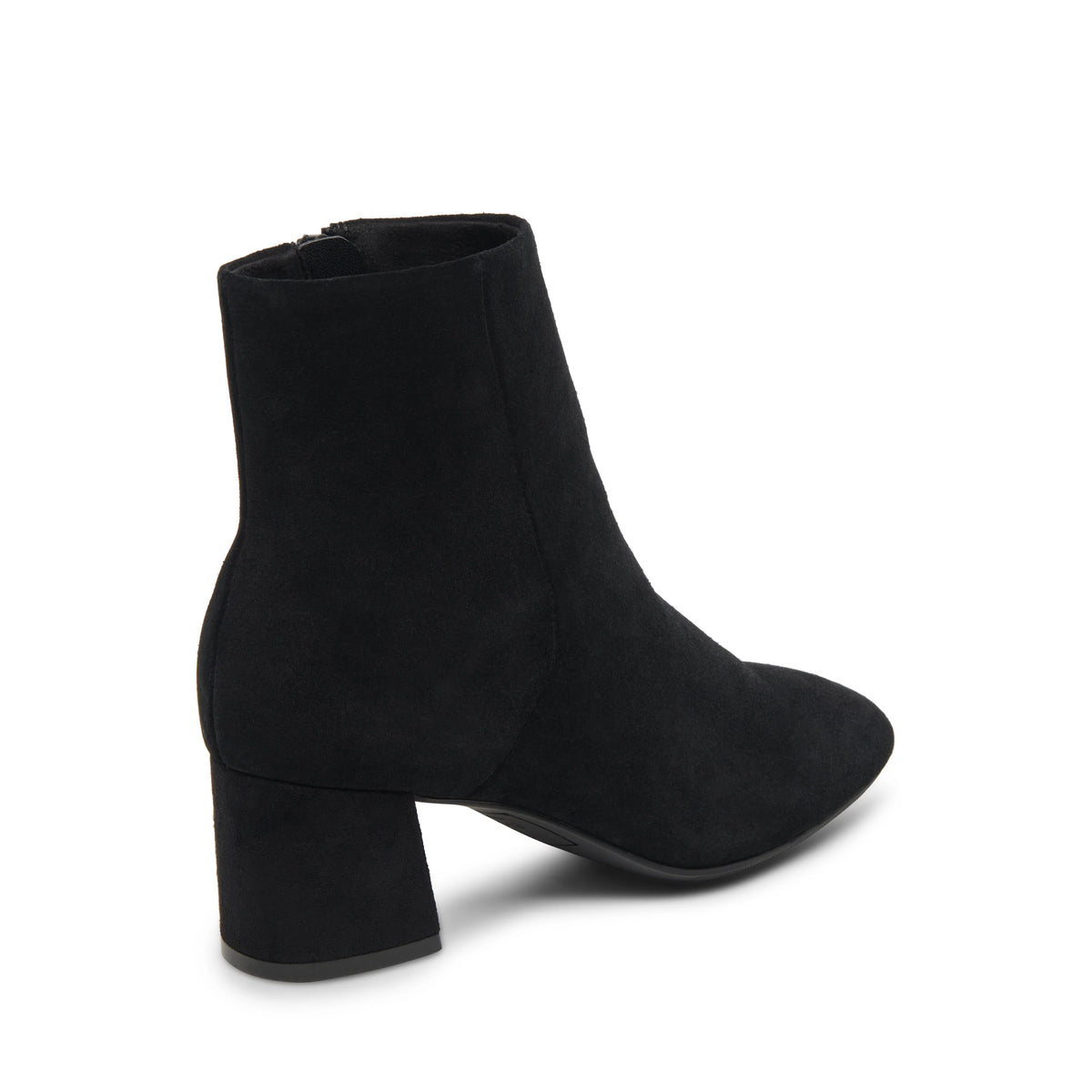 Alira Black Dress Boots | Waterproof Suede, Block Heel, Ladies Dress Bootie 5