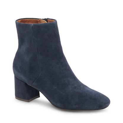 Alira Black Dress Boots | Waterproof Suede, Block Heel, Ladies Dress Bootie 9