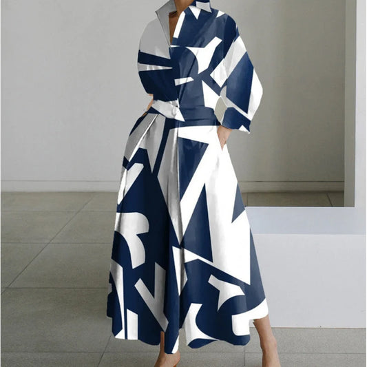 Alora | Elegant Front Wrap Collared Maxi Dress 7