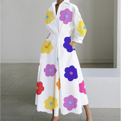 Alora | Elegant Front Wrap Collared Maxi Dress 8