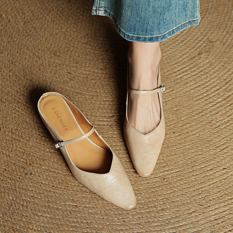 Anastasia | Genuine Leather Mules 2