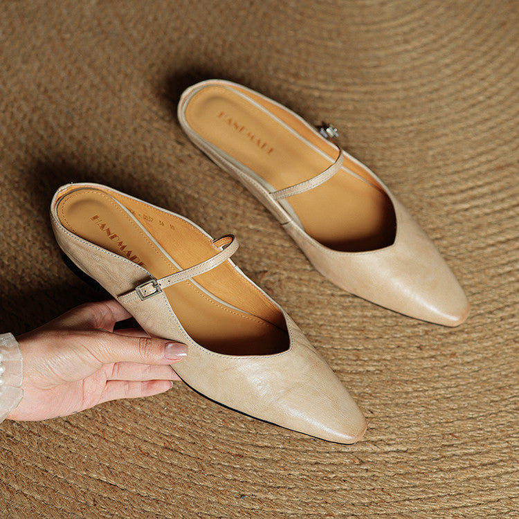 Anastasia | Genuine Leather Mules 3