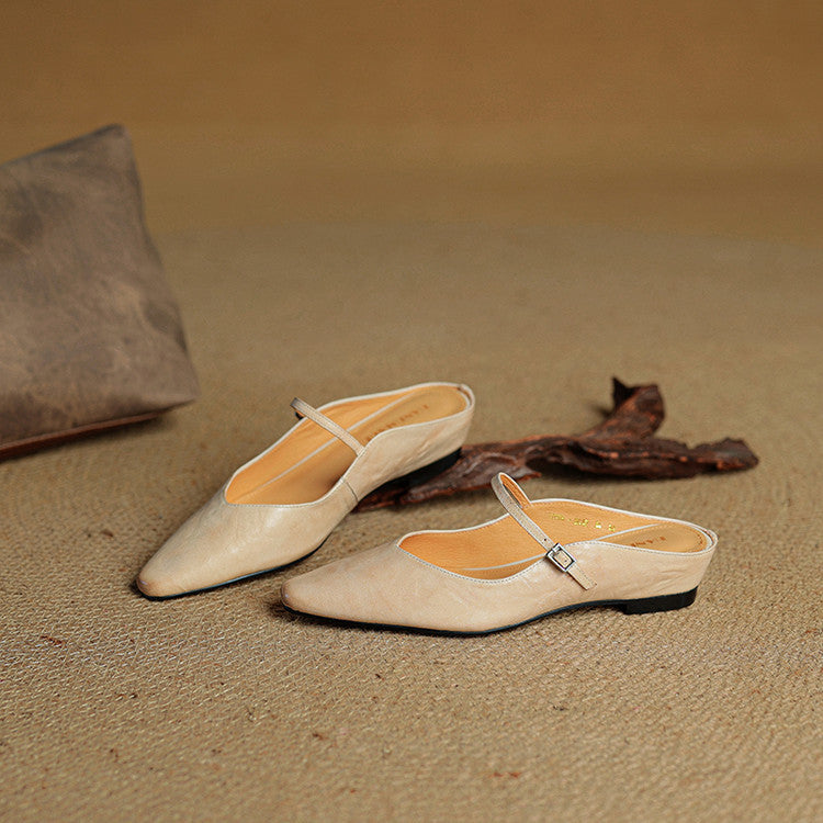 Anastasia | Genuine Leather Mules 4