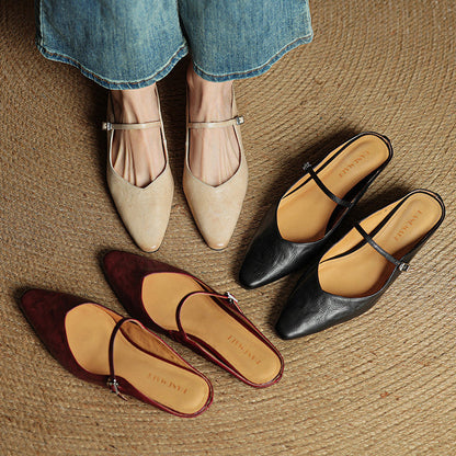 Anastasia | Genuine Leather Mules 5
