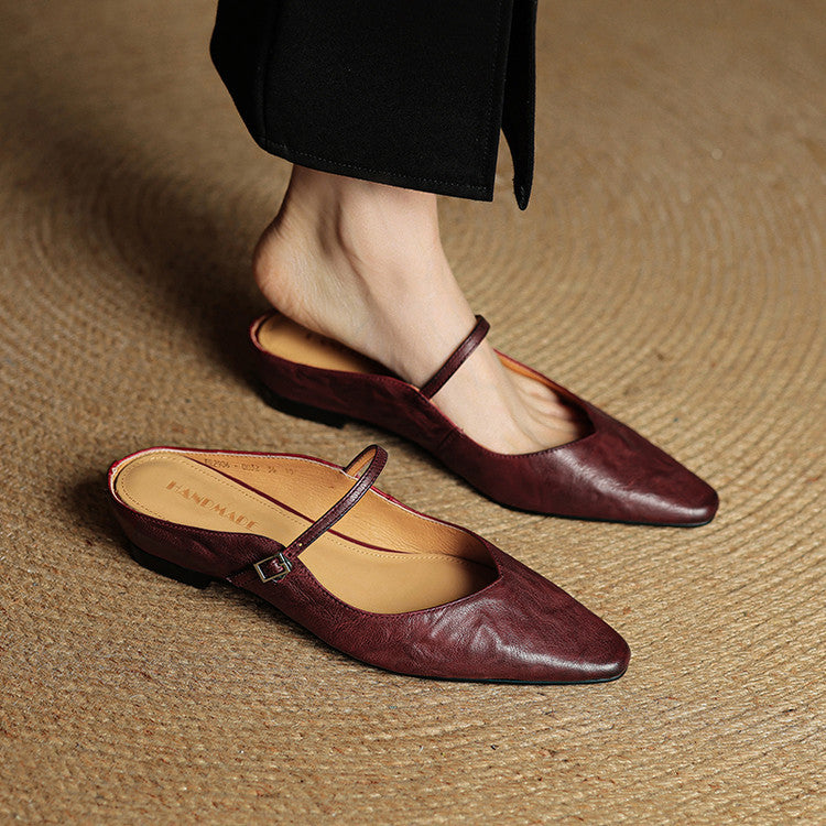 Anastasia | Genuine Leather Mules 6